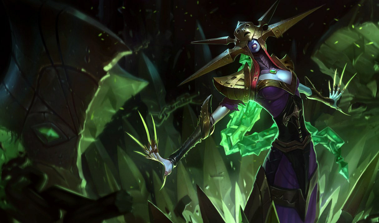 Blade Queen Lissandra splash art