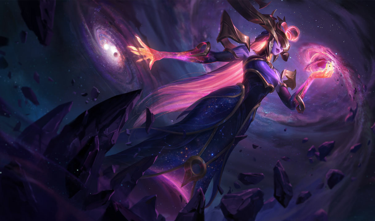 Dark Cosmic Lissandra splash art