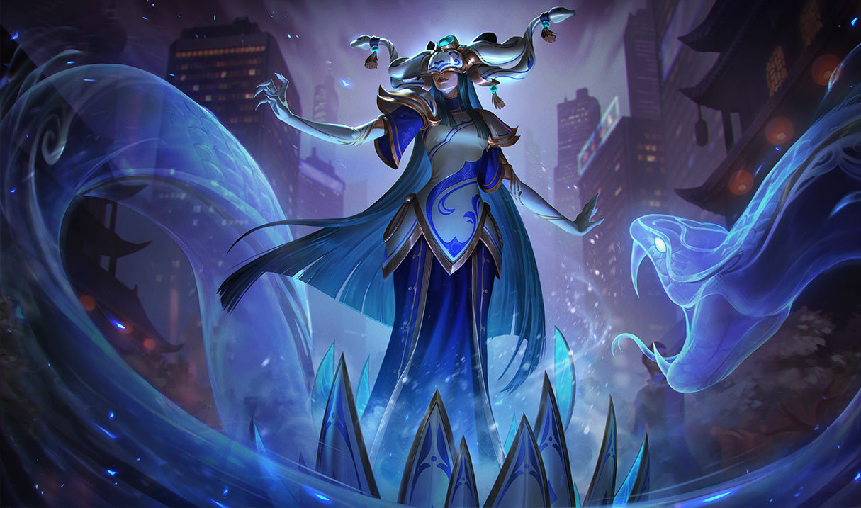 Porcelain Lissandra splash art