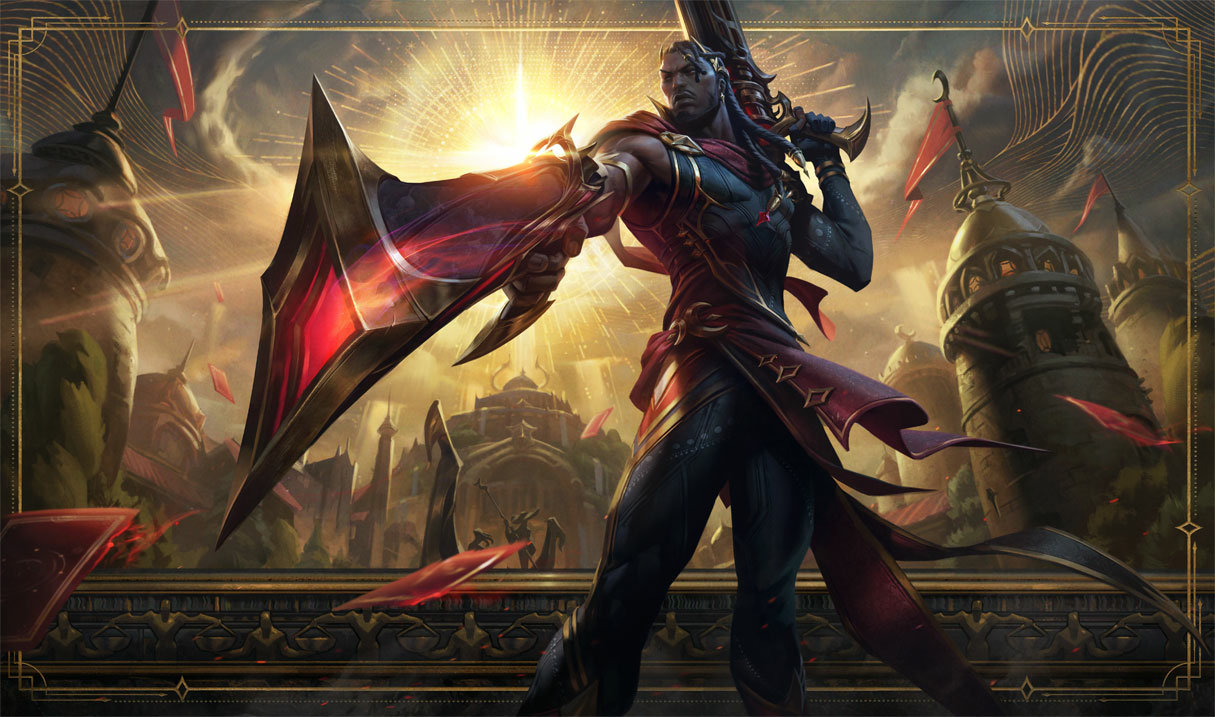 Arcana Lucian splash art