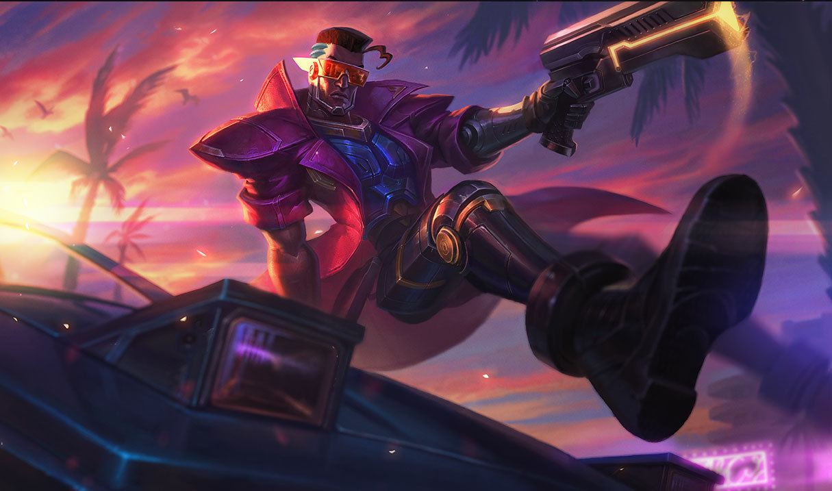 Demacia Vice Lucian splash art