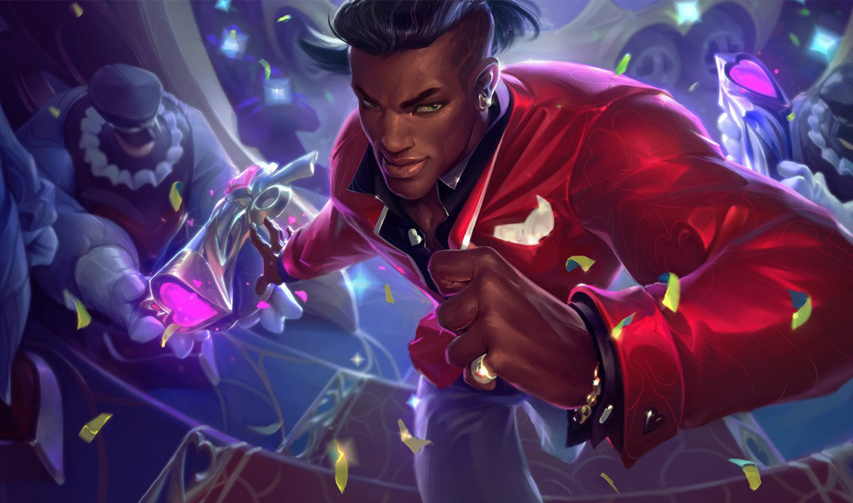 Heartseeker Lucian splash art
