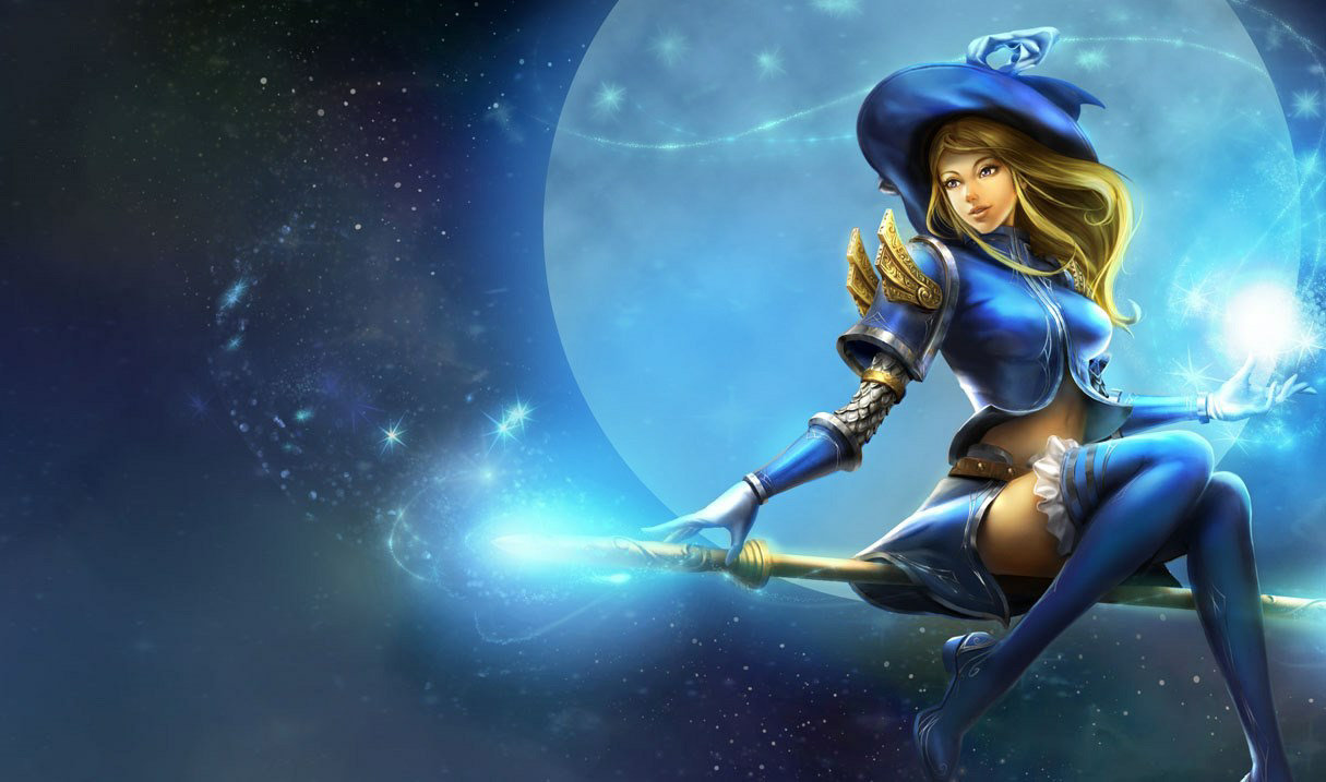 Sorceress Lux splash art