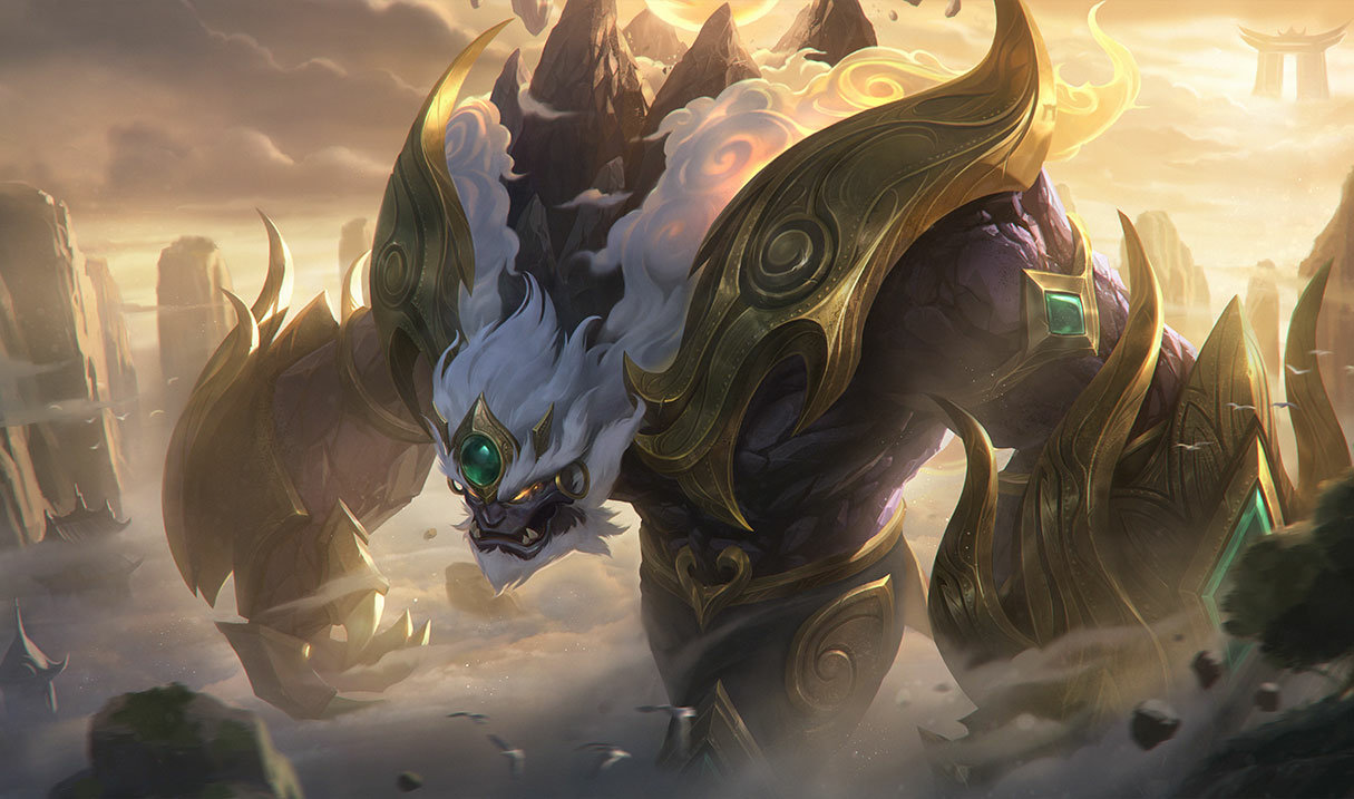 Lunar Guardian Malphite splash art