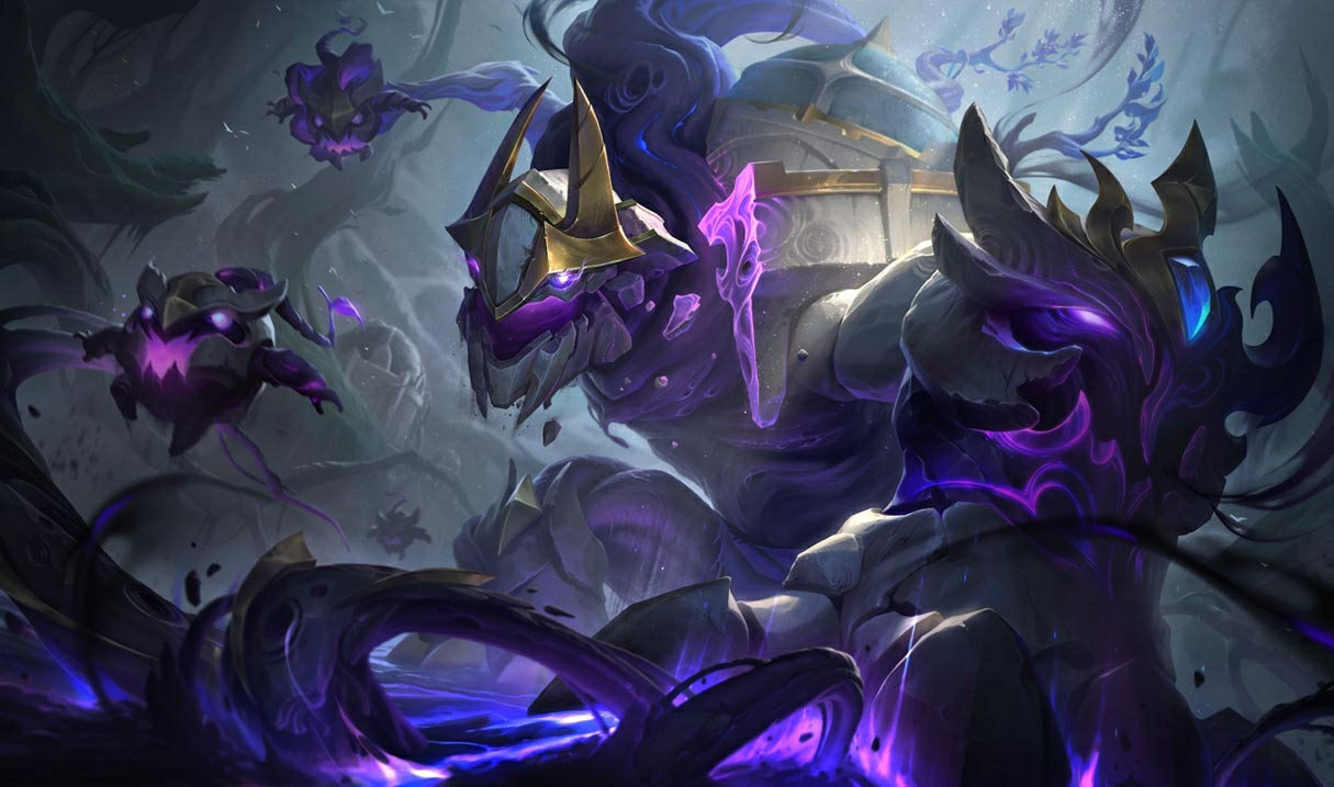 Corrupted Petricite Maokai splash art