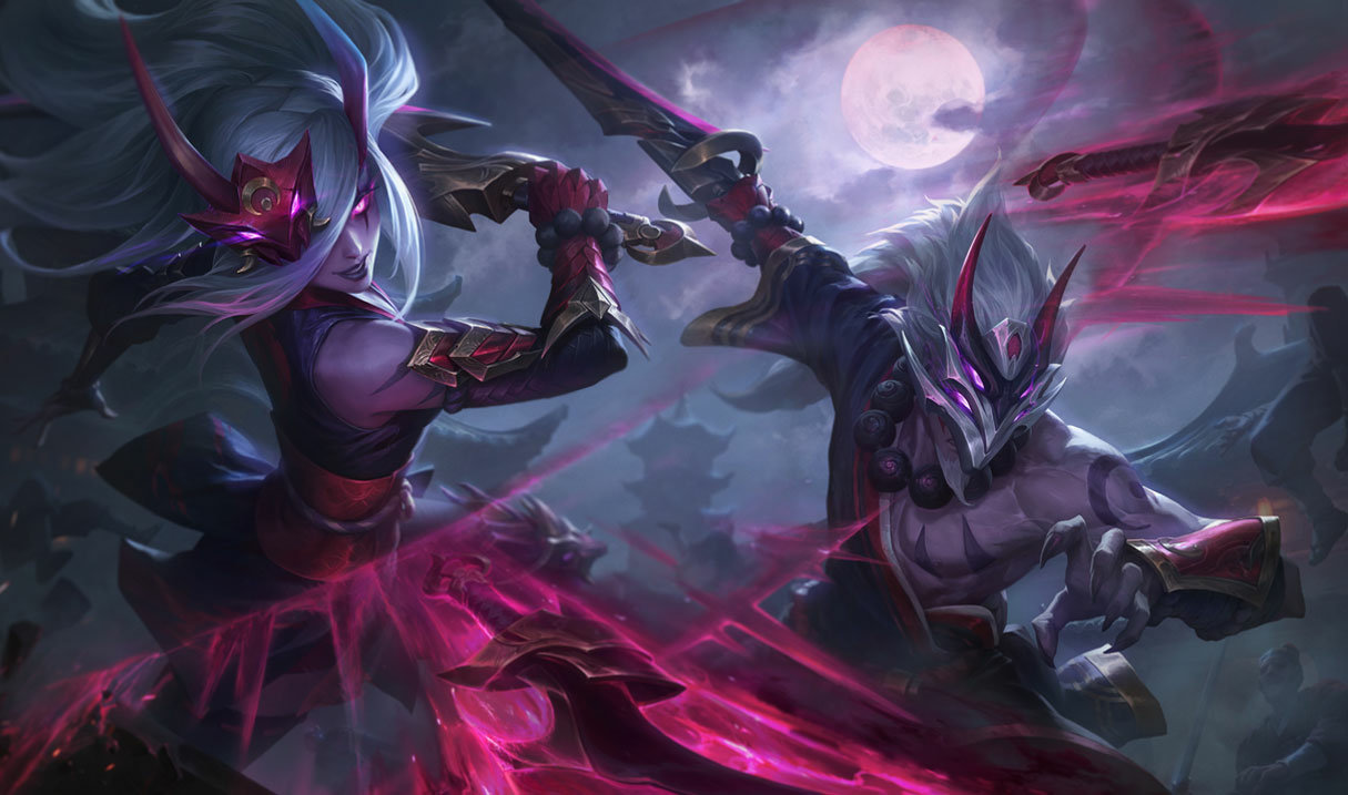 Blood Moon Master Yi splash art