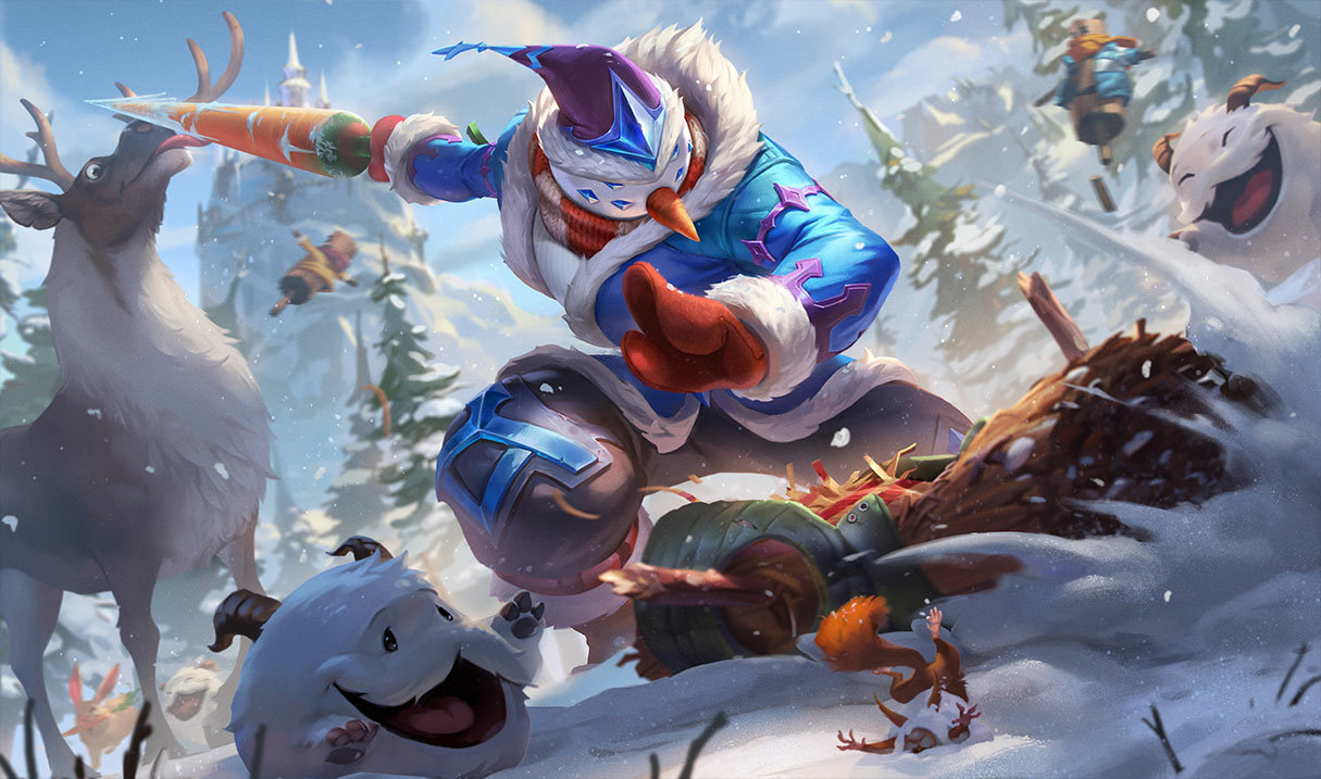Snow Man Yi splash art