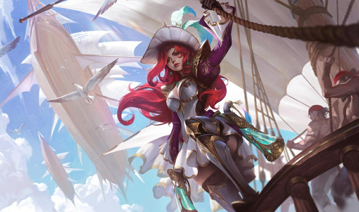 Battle Queen Miss Fortune splash art