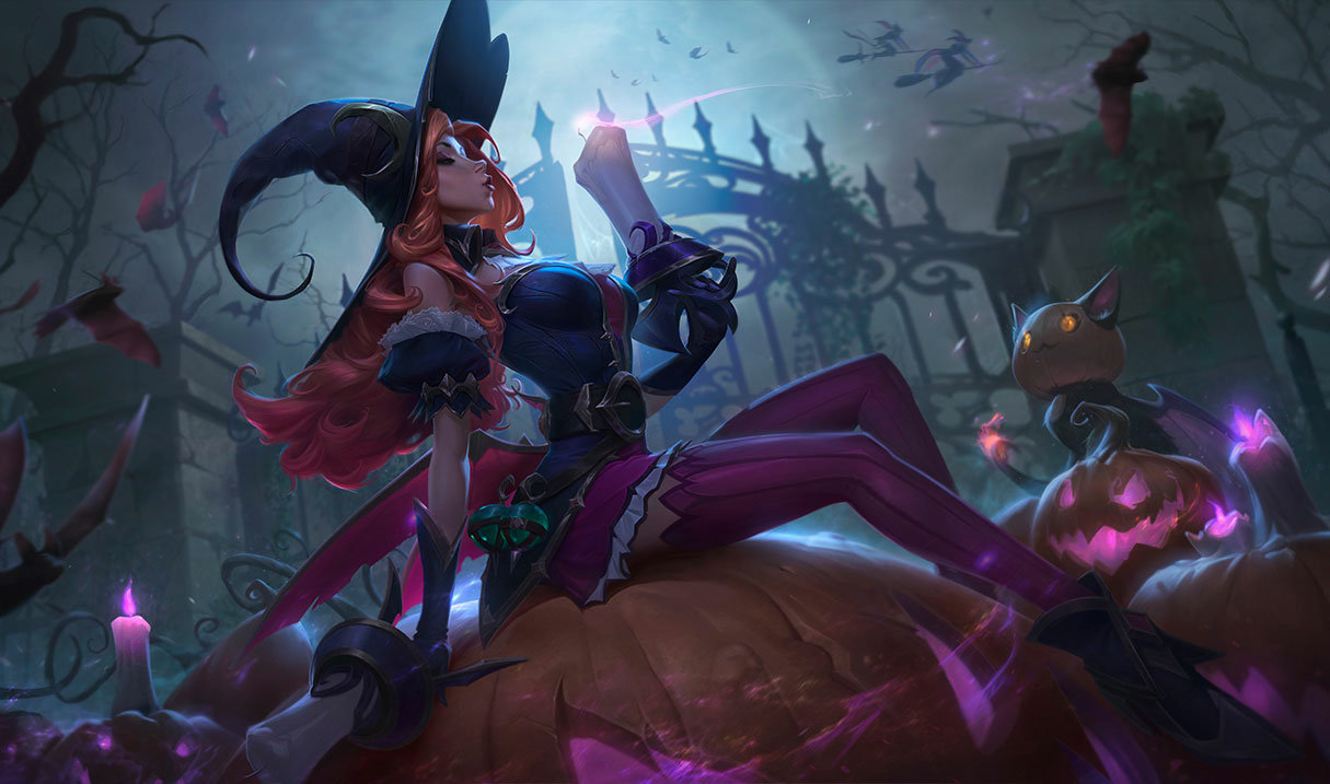 Bewitching Miss Fortune splash art