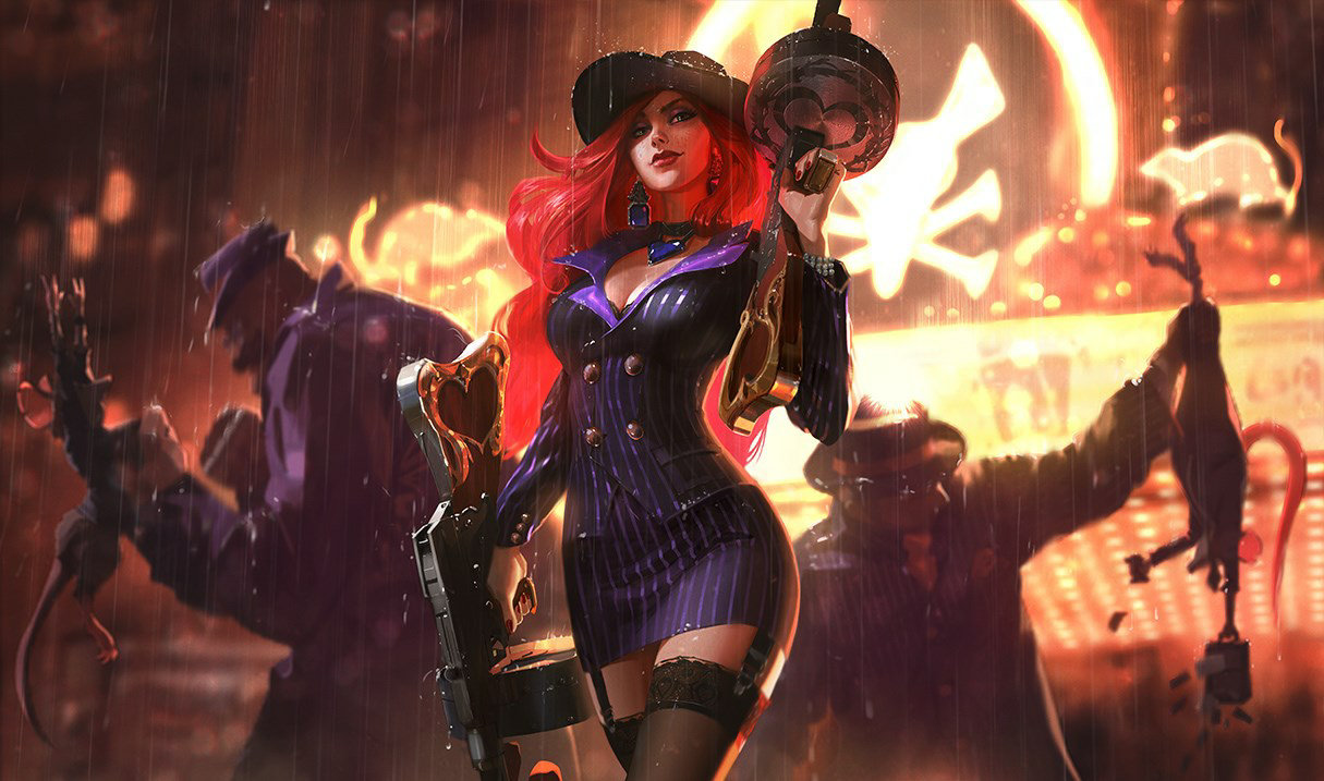 Crime City Miss Fortune splash art