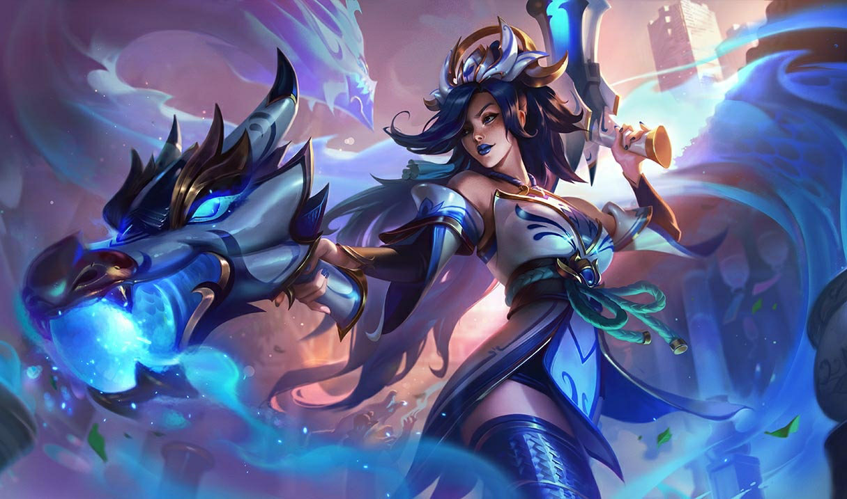 Porcelain Miss Fortune splash art