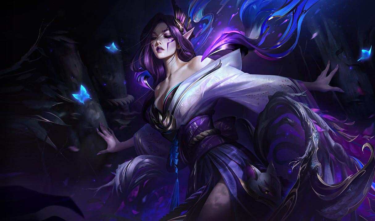Spirit Blossom Morgana splash art