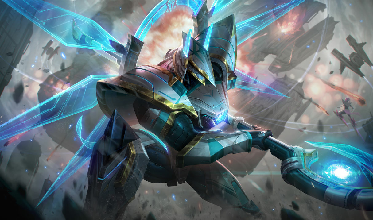 Armored Titan Nasus splash art