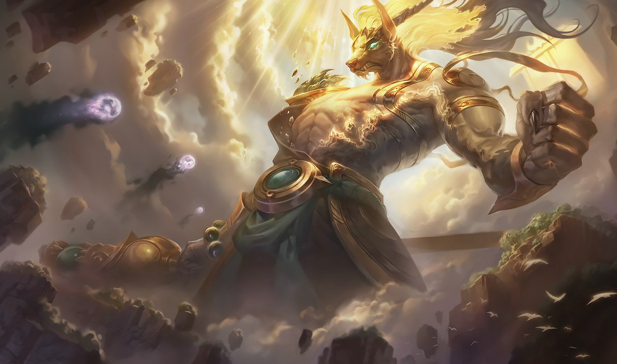 Lunar Guardian Nasus splash art