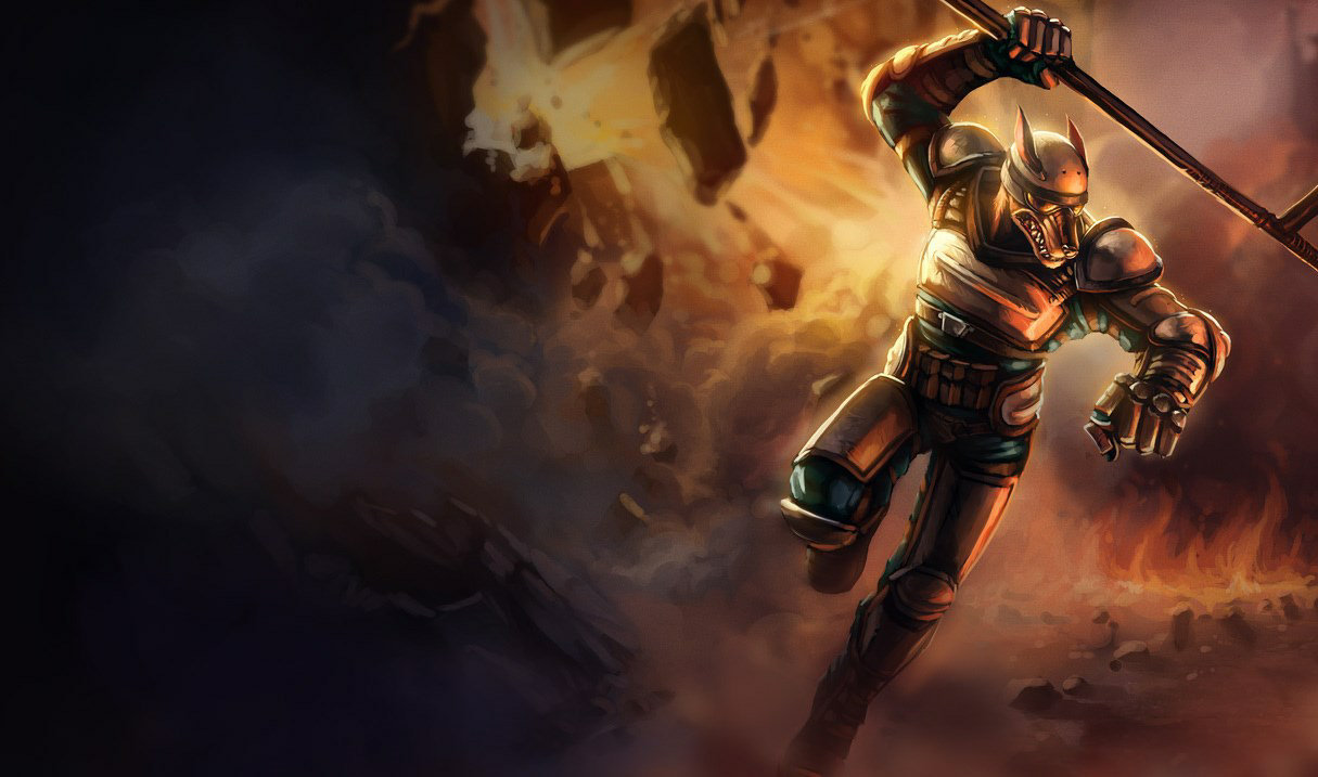 Riot K-9 Nasus splash art