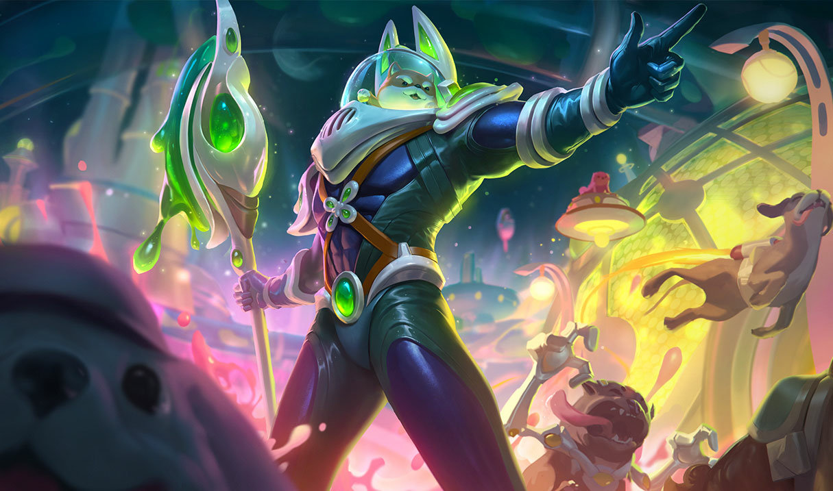 Space Groove Nasus splash art