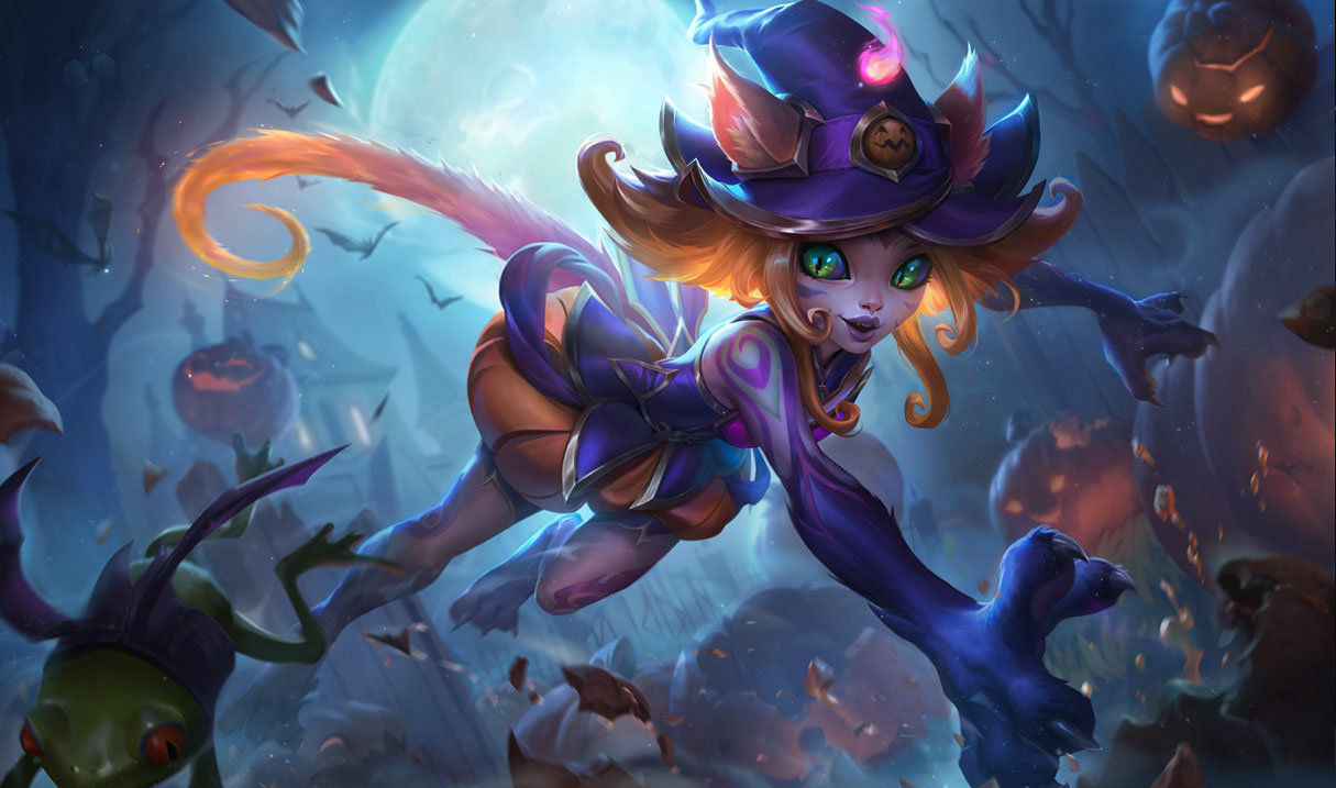 Bewitching Neeko splash art