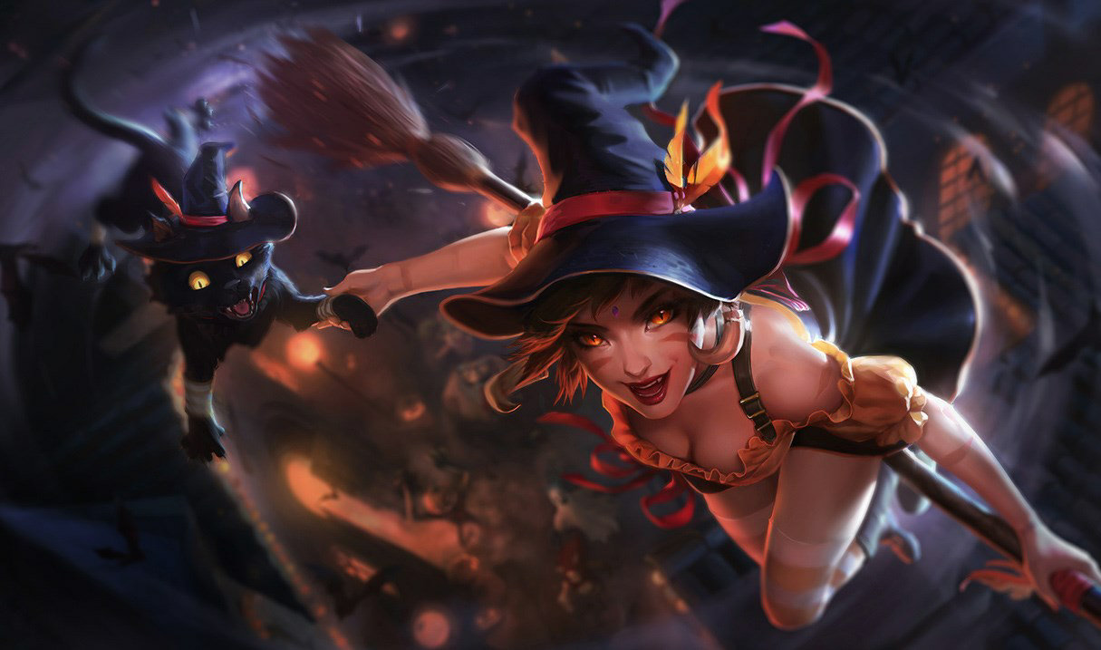 Bewitching Nidalee splash art