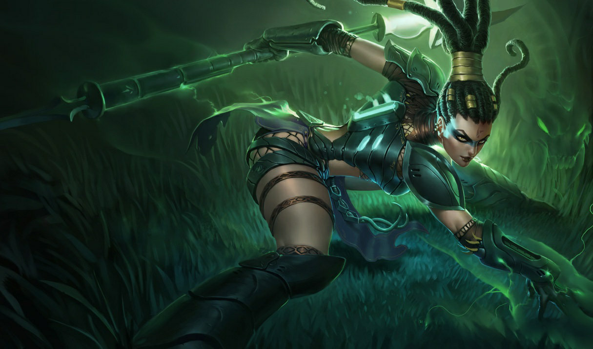 Headhunter Nidalee splash art