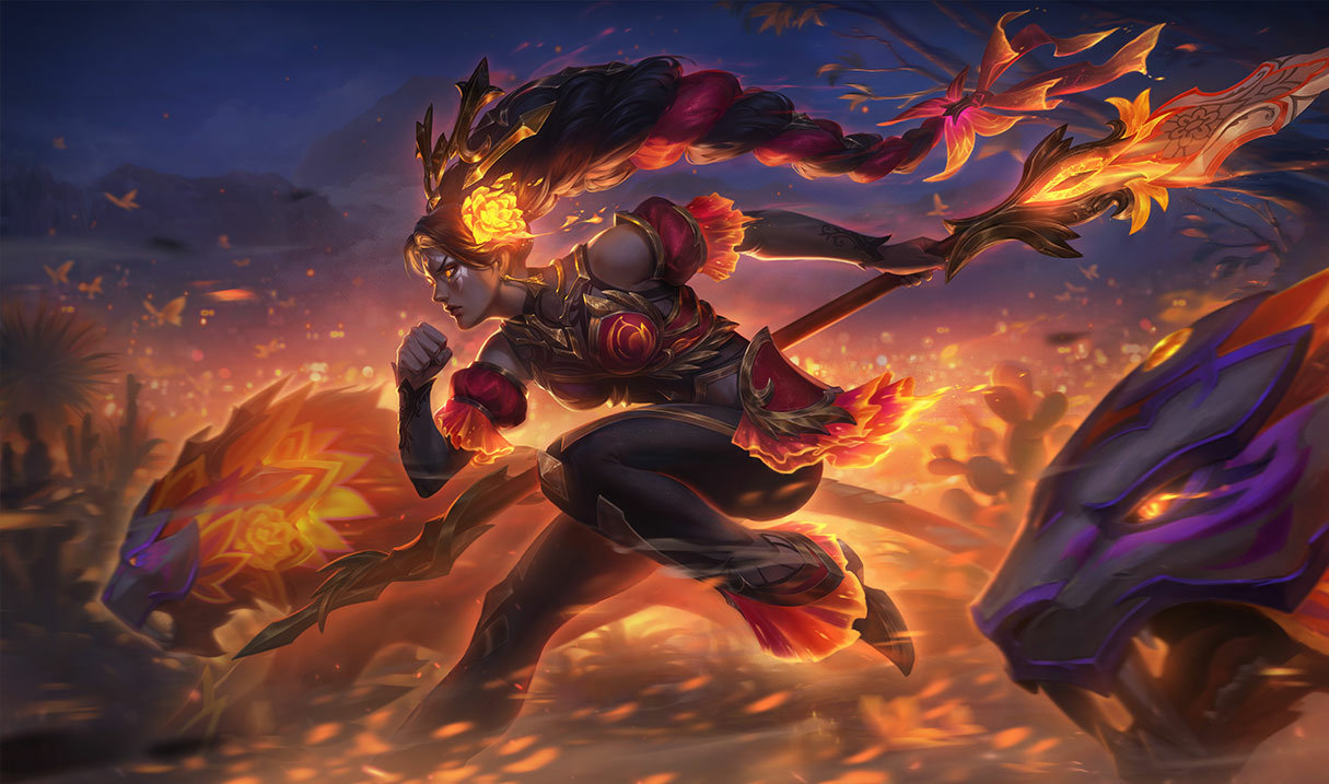 La Ilusión Nidalee splash art