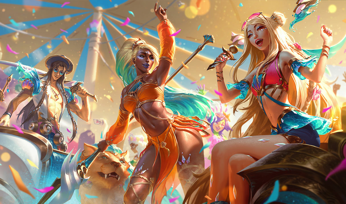 Ocean Song Nidalee splash art