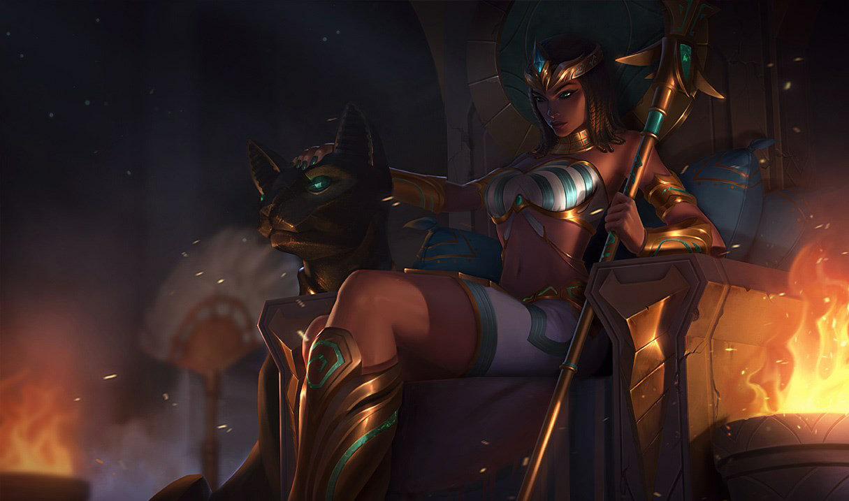 Pharaoh Nidalee splash art