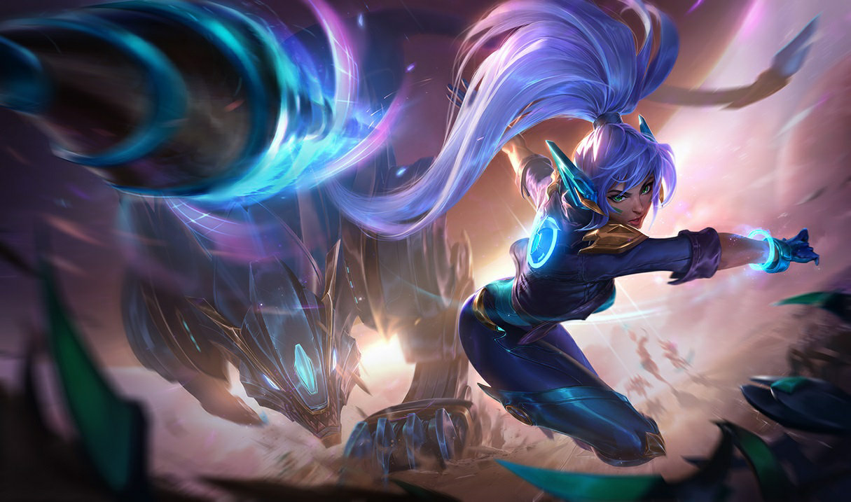 Super Galaxy Nidalee splash art