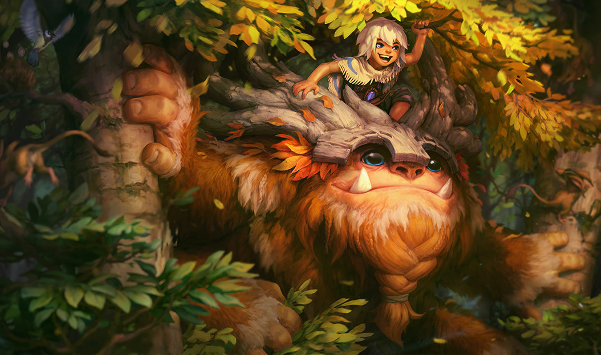 Sasquatch Nunu & Willump splash art