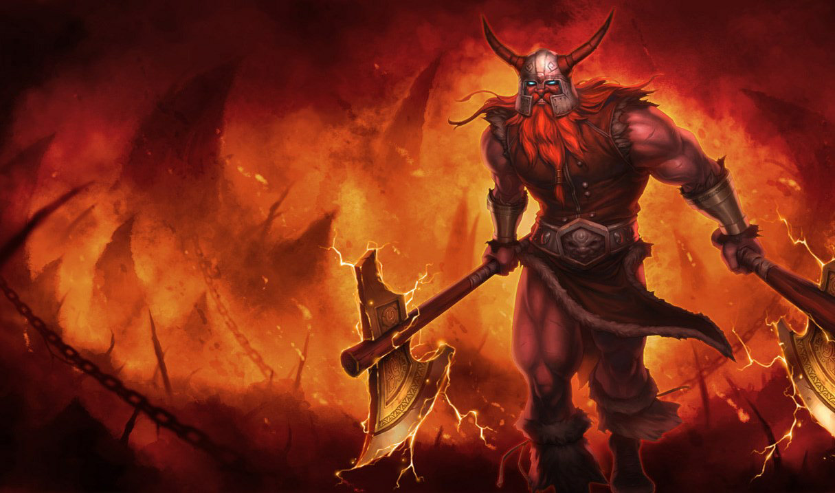 Forsaken Olaf splash art