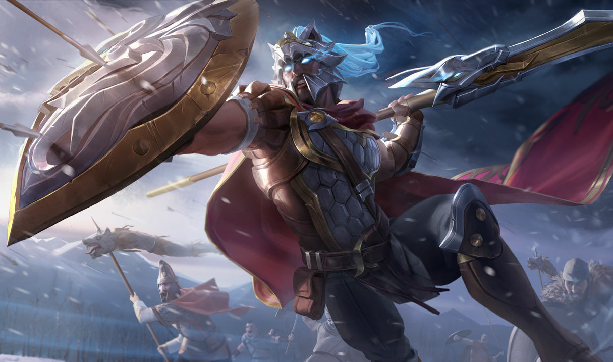 Glaive Warrior Pantheon splash art