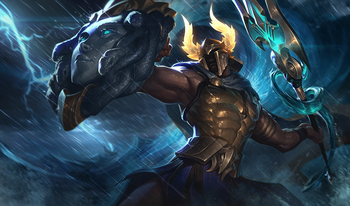 Perseus Pantheon splash art