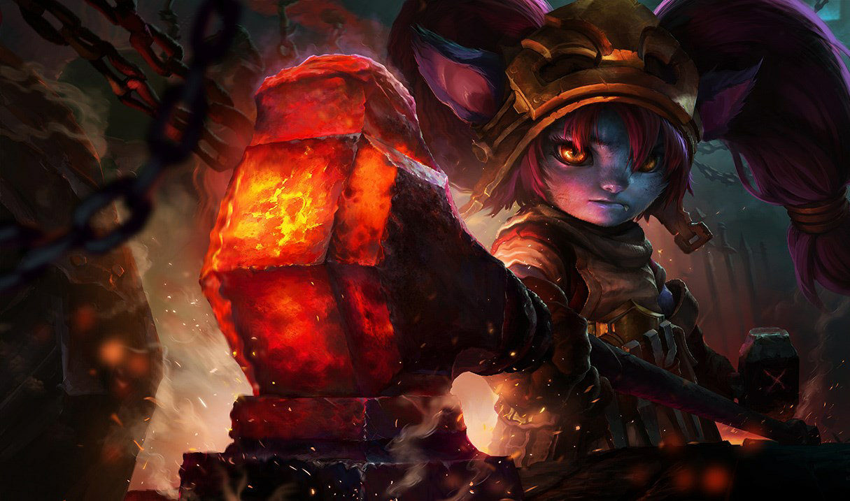 Blacksmith Poppy splash art