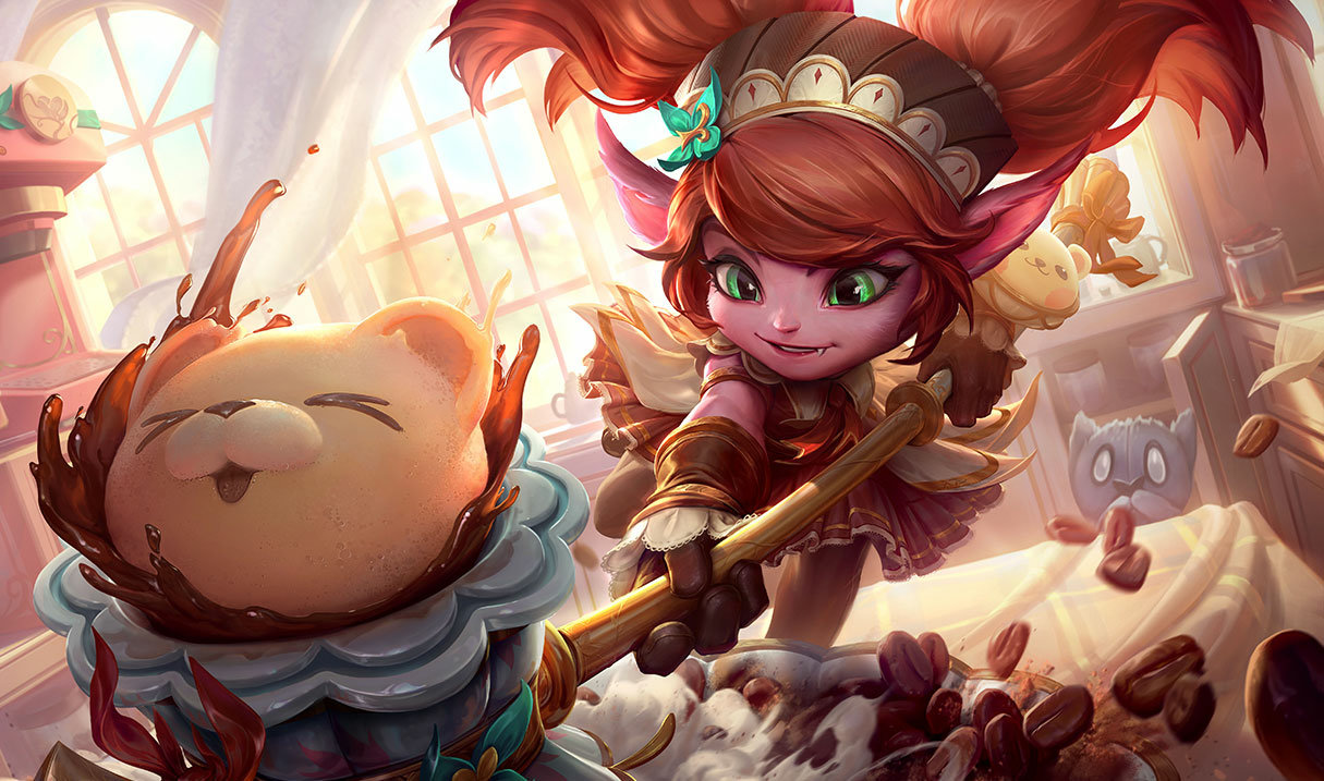 Cafe Cuties Poppy splash art