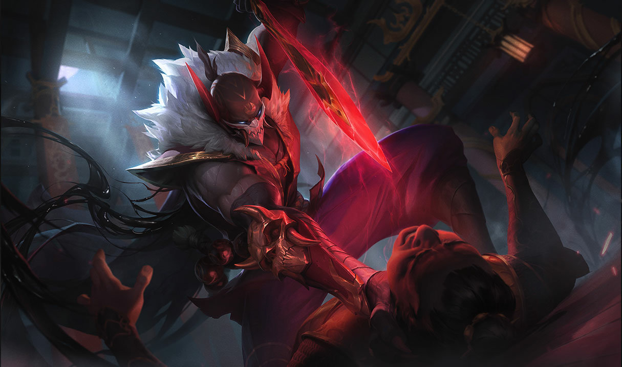 Blood Moon Pyke splash art