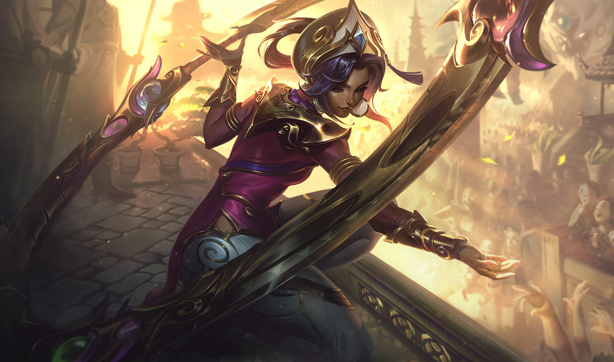 Lunar Empress Qiyana splash art