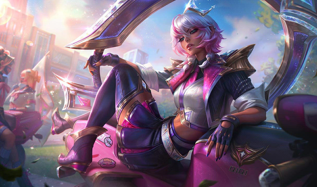 Prestige Battle Academia Qiyana splash art