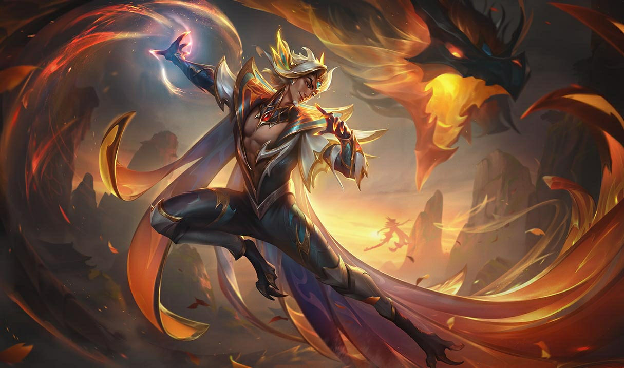 Dragonmancer Rakan splash art