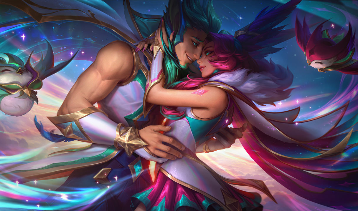 Redeemed Star Guardian Rakan splash art