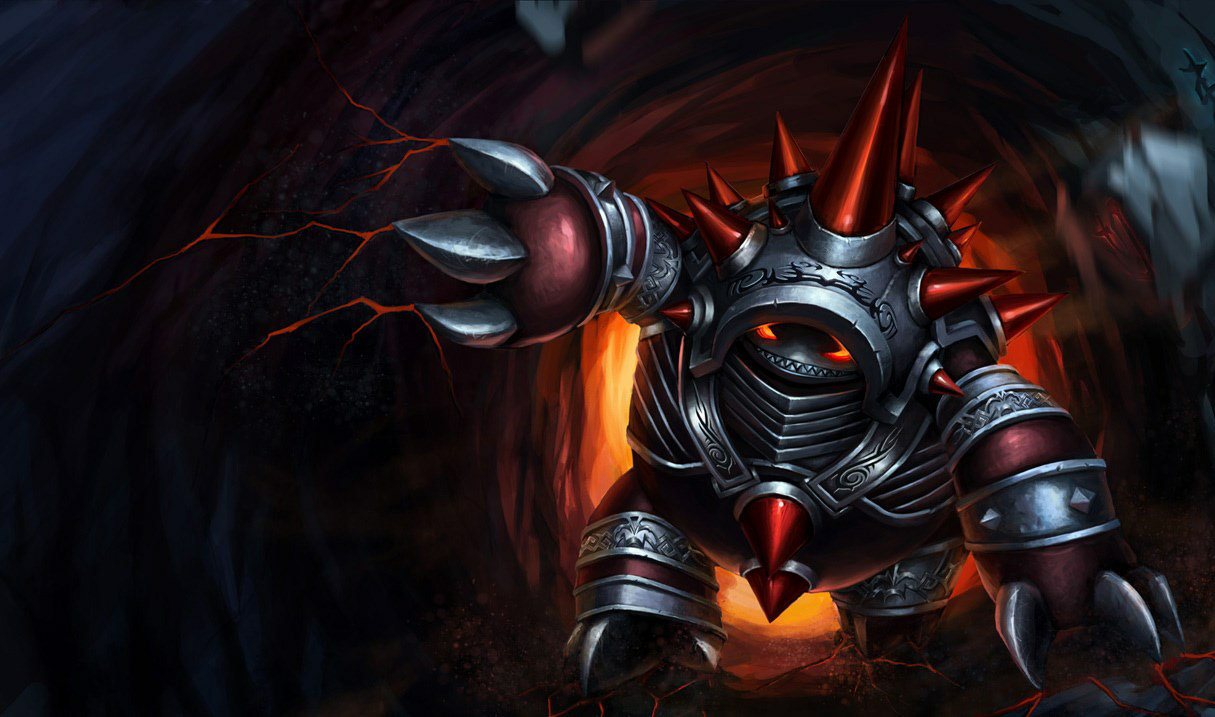 Chrome Rammus splash art