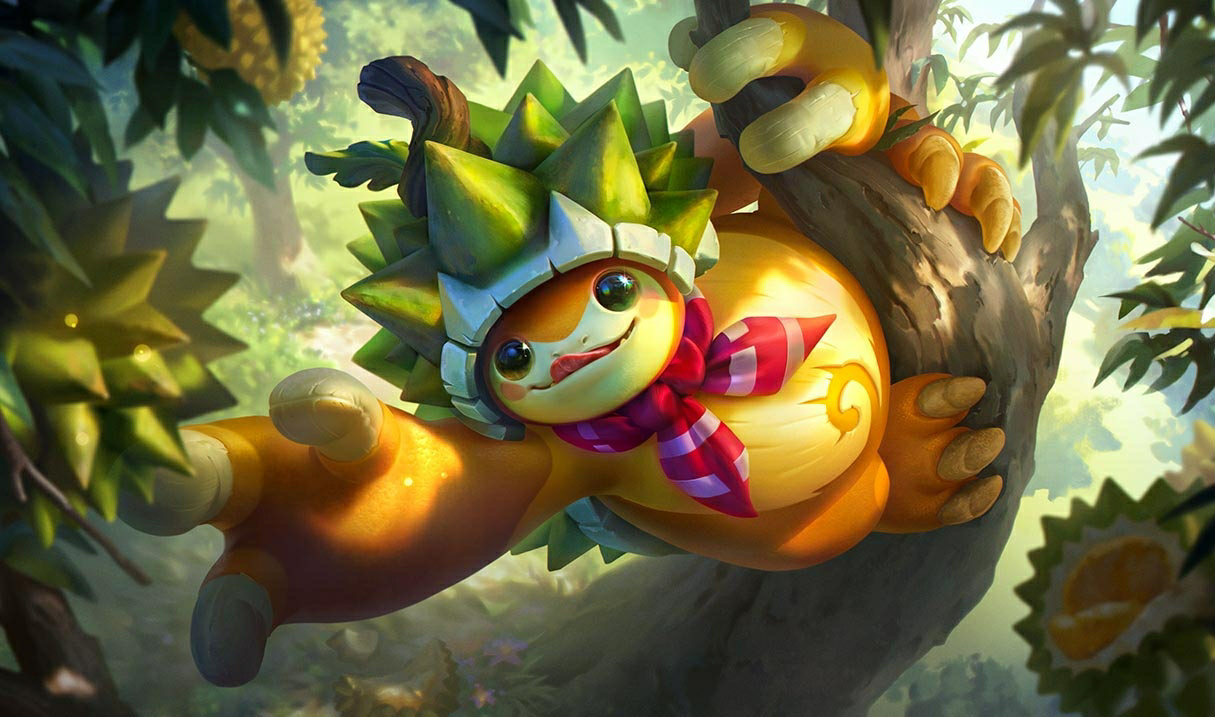 Durian Defender Rammus splash art