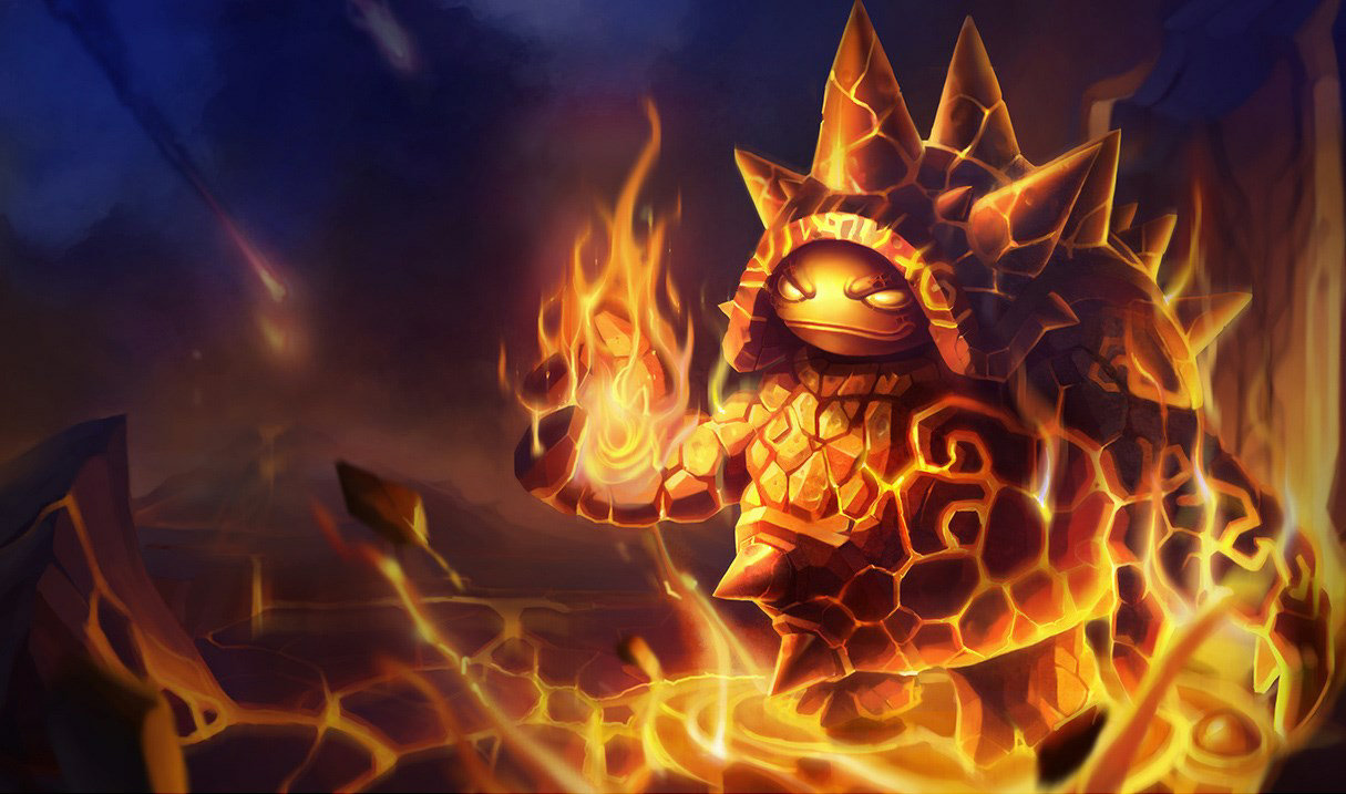 Molten Rammus splash art