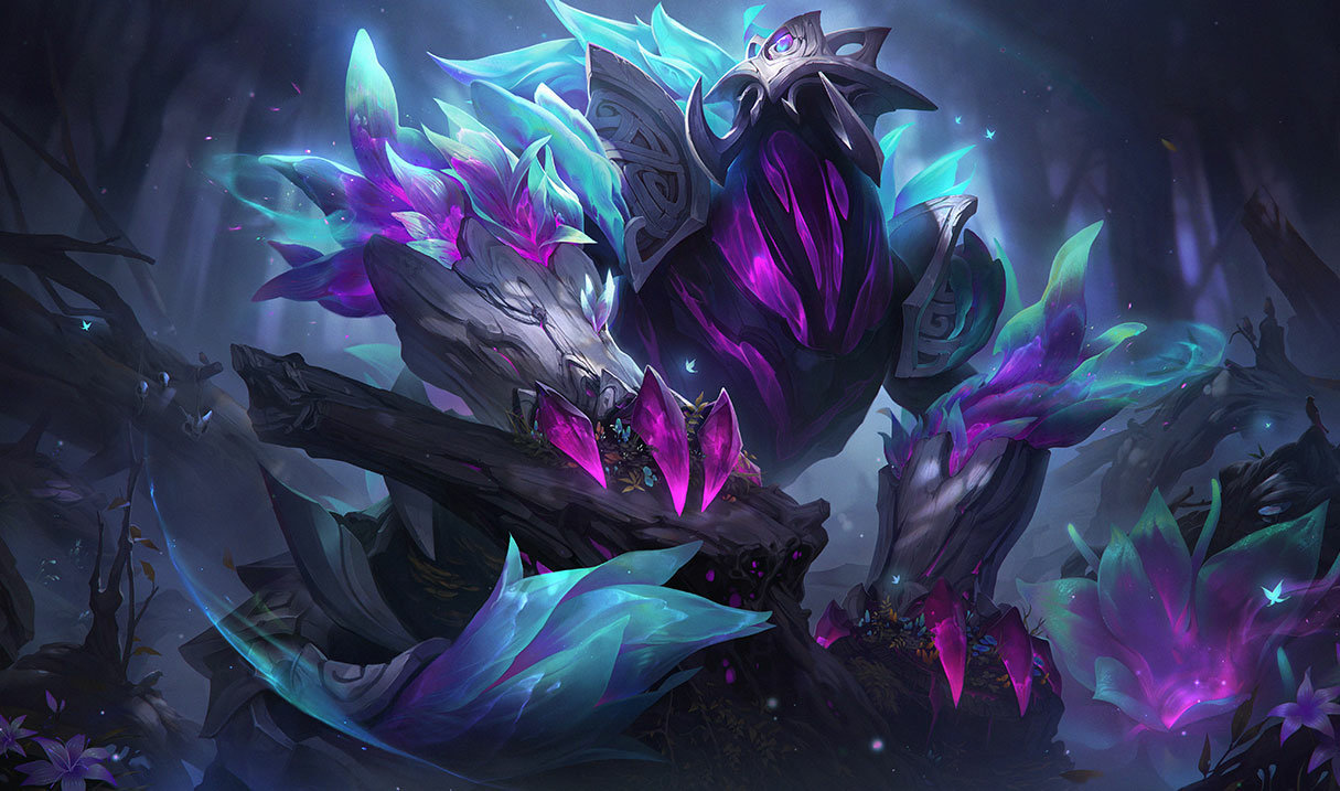 Elderwood Rek’Sai splash art