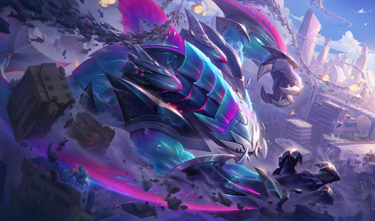 Primordian Rek’Sai splash art