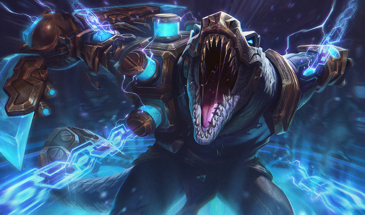 Hextech Renekton splash art