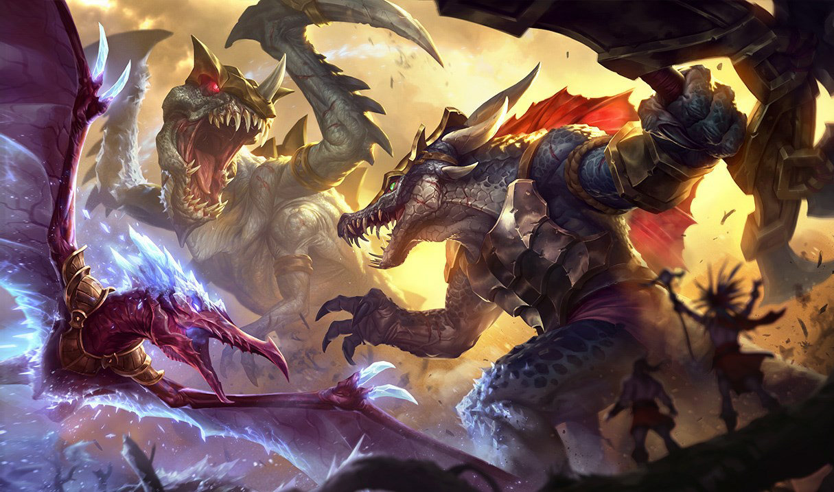 Prehistoric Renekton splash art