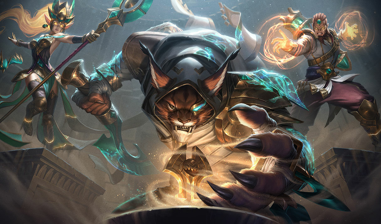 Guardian of the Sands Rengar splash art