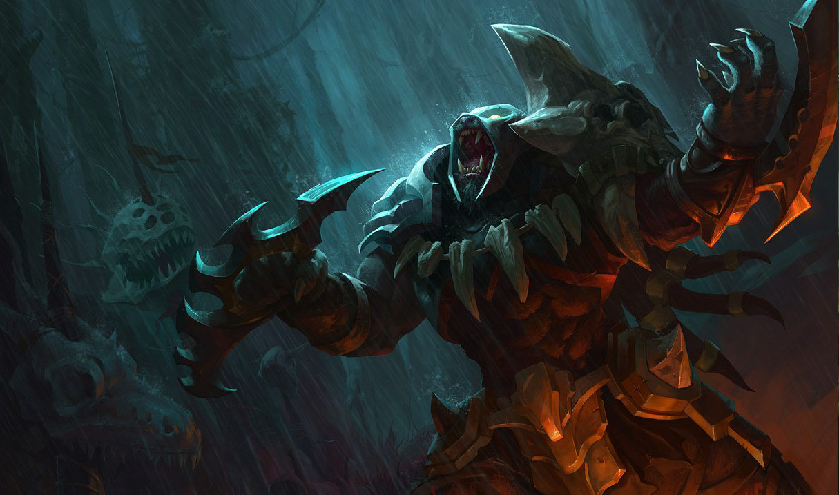 Headhunter Rengar splash art