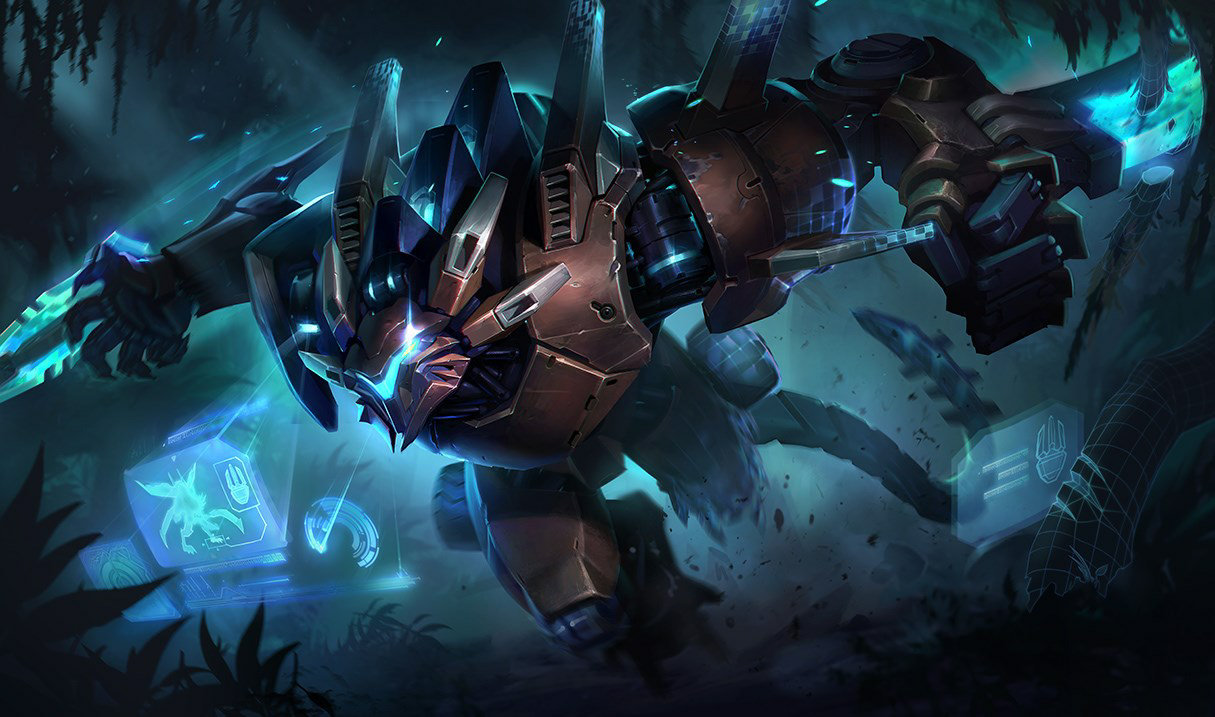 Mecha Rengar splash art