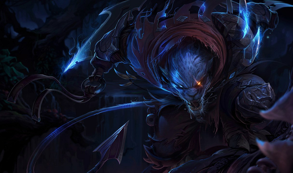 Night Hunter Rengar splash art