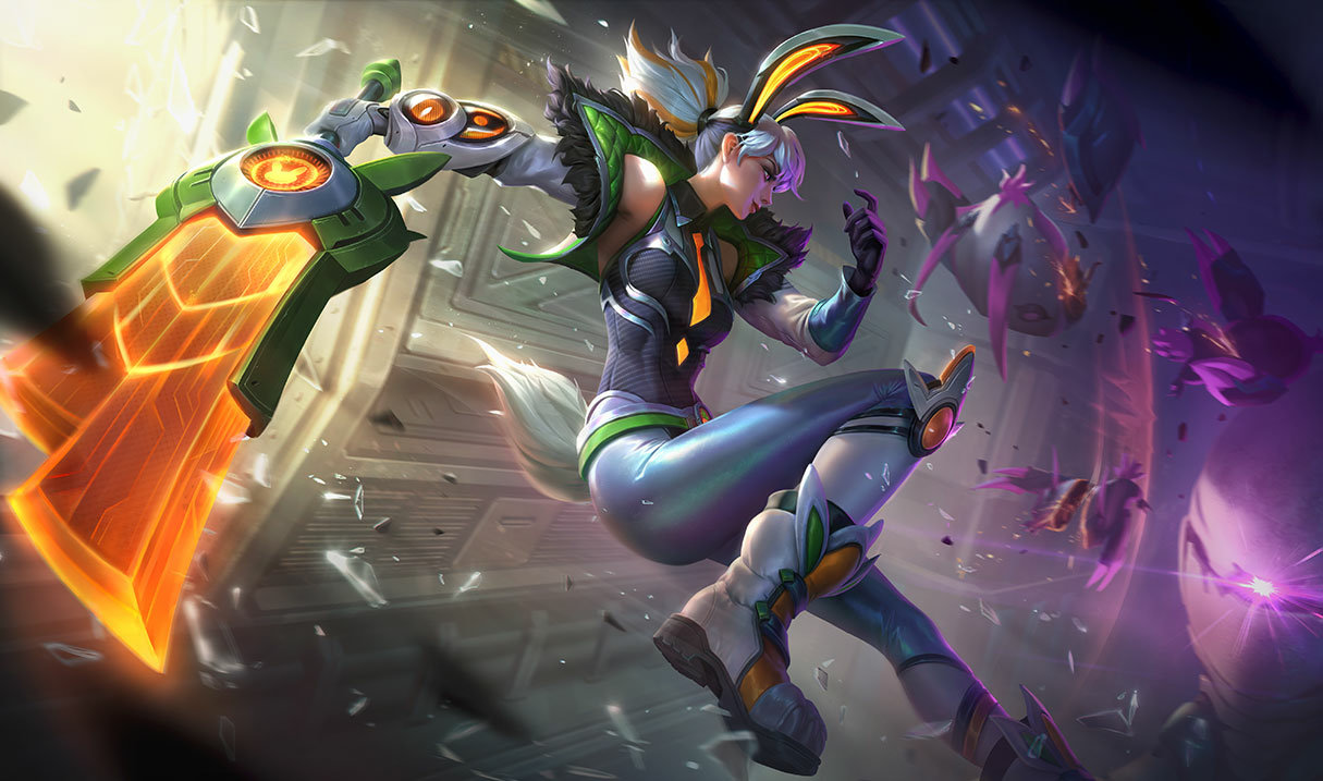 Battle Bunny Prime Riven splash art